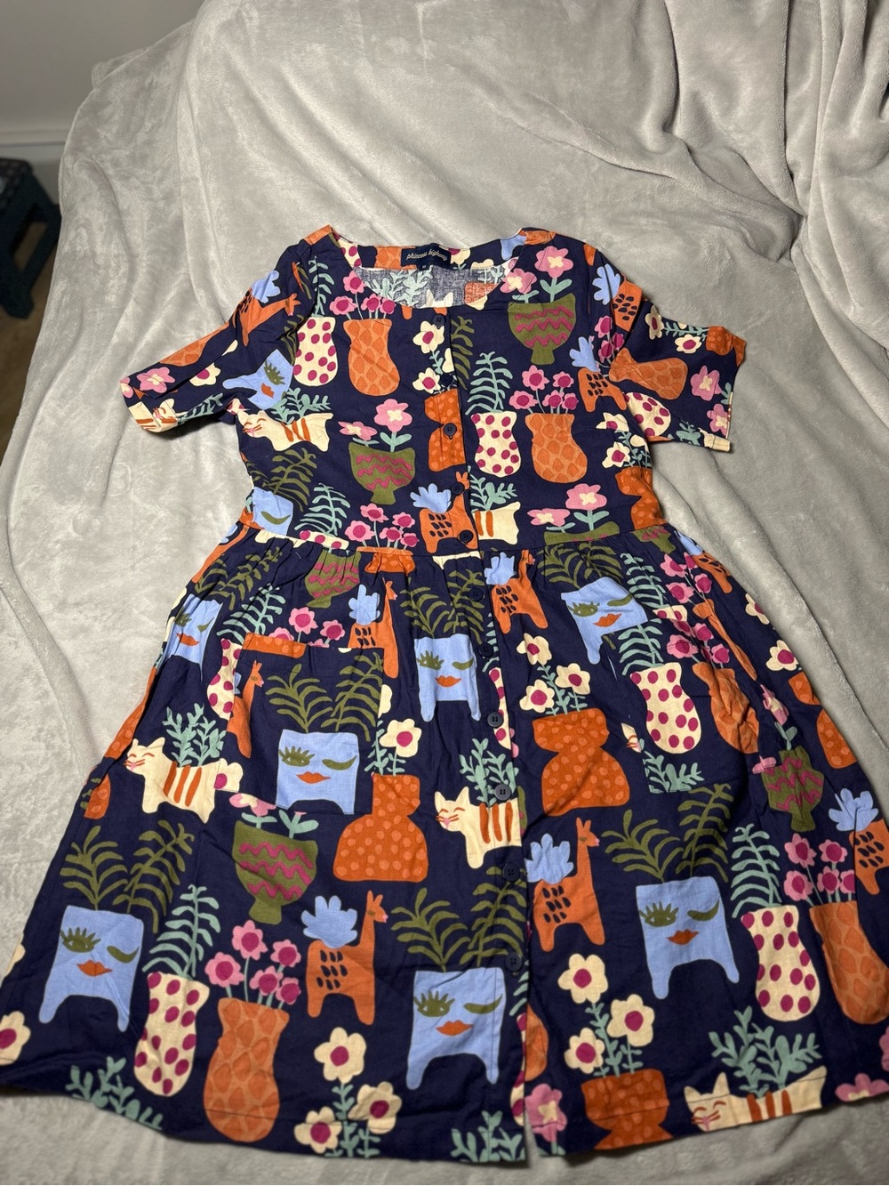 Princess Highway garden floral print smock dress